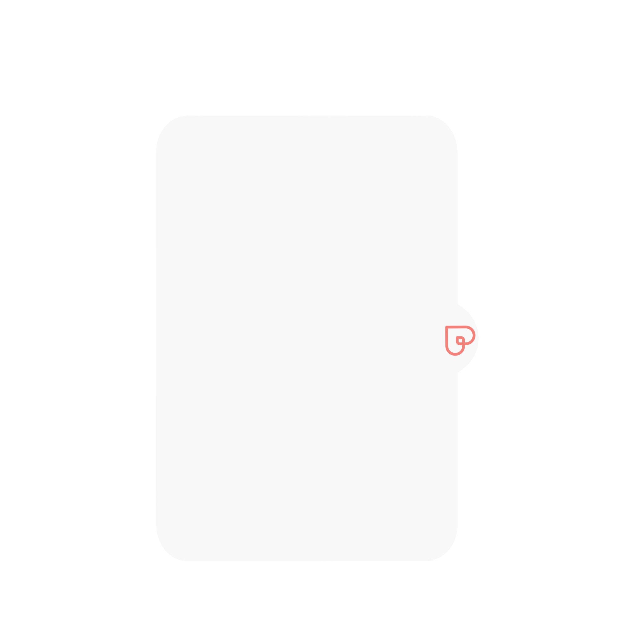 Blank notecard