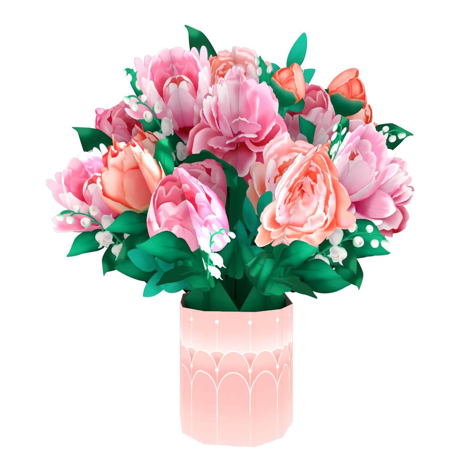 Peony Pop-Up Bouquet