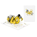 40th birthday Pop-Up Card