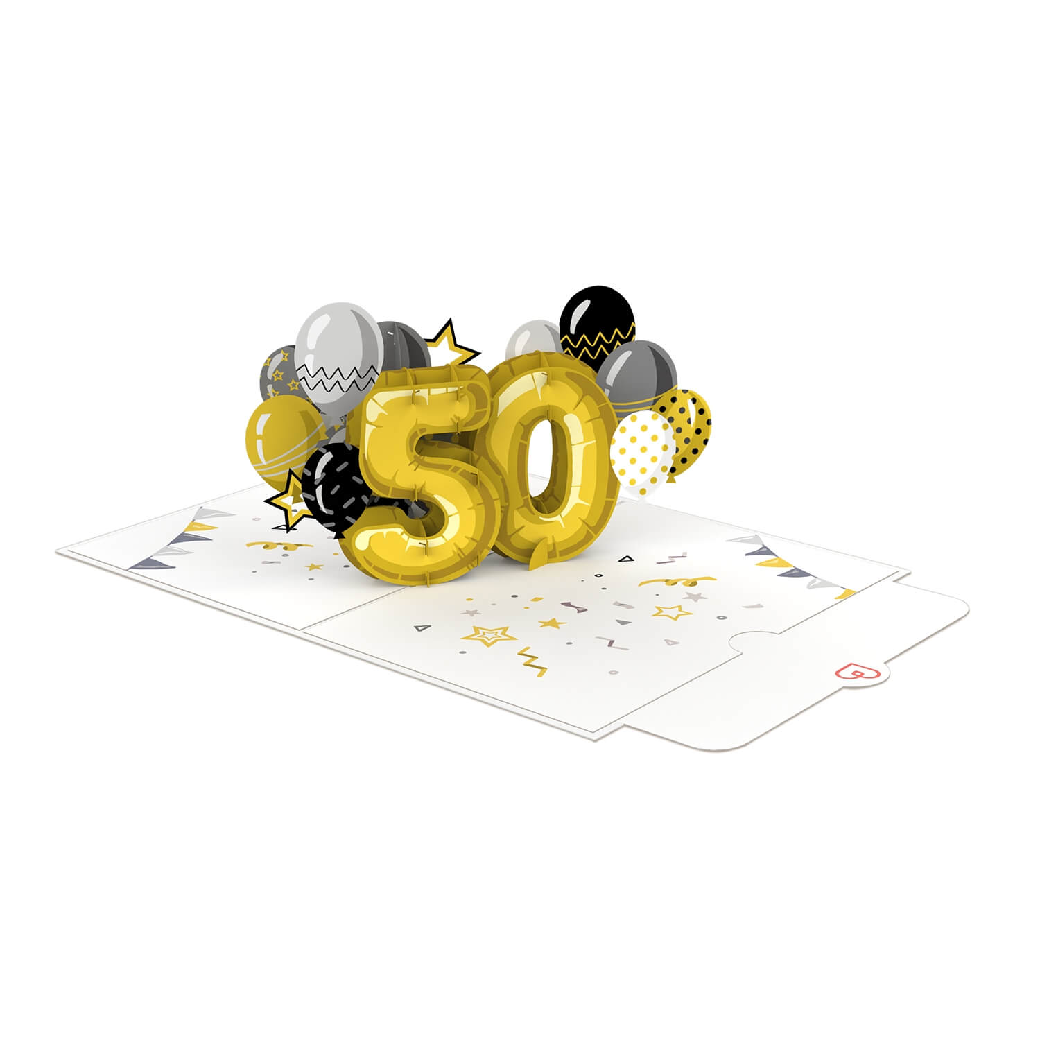 50th birthday Pop-Up Card