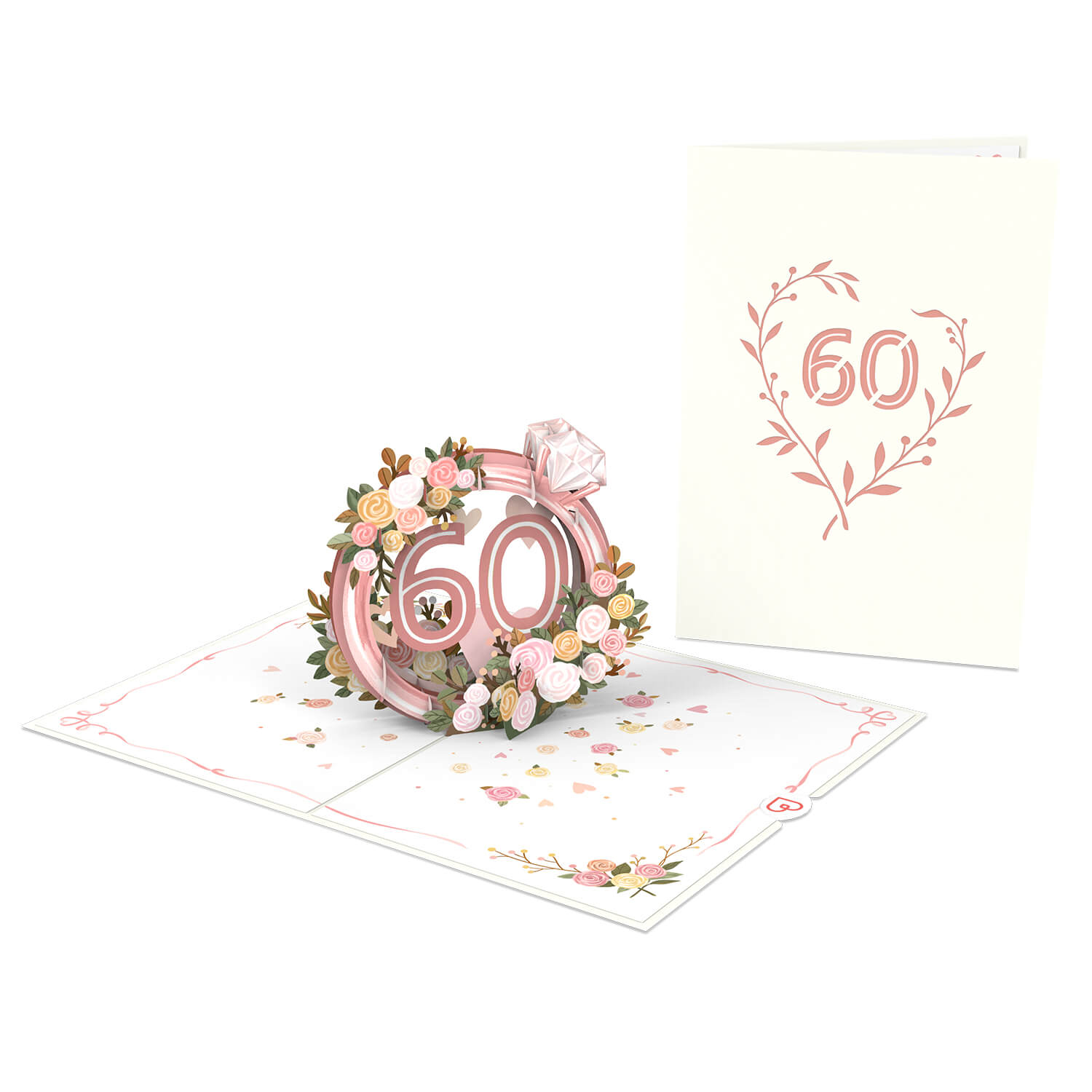 Diamond Anniversary Pop-Up Card