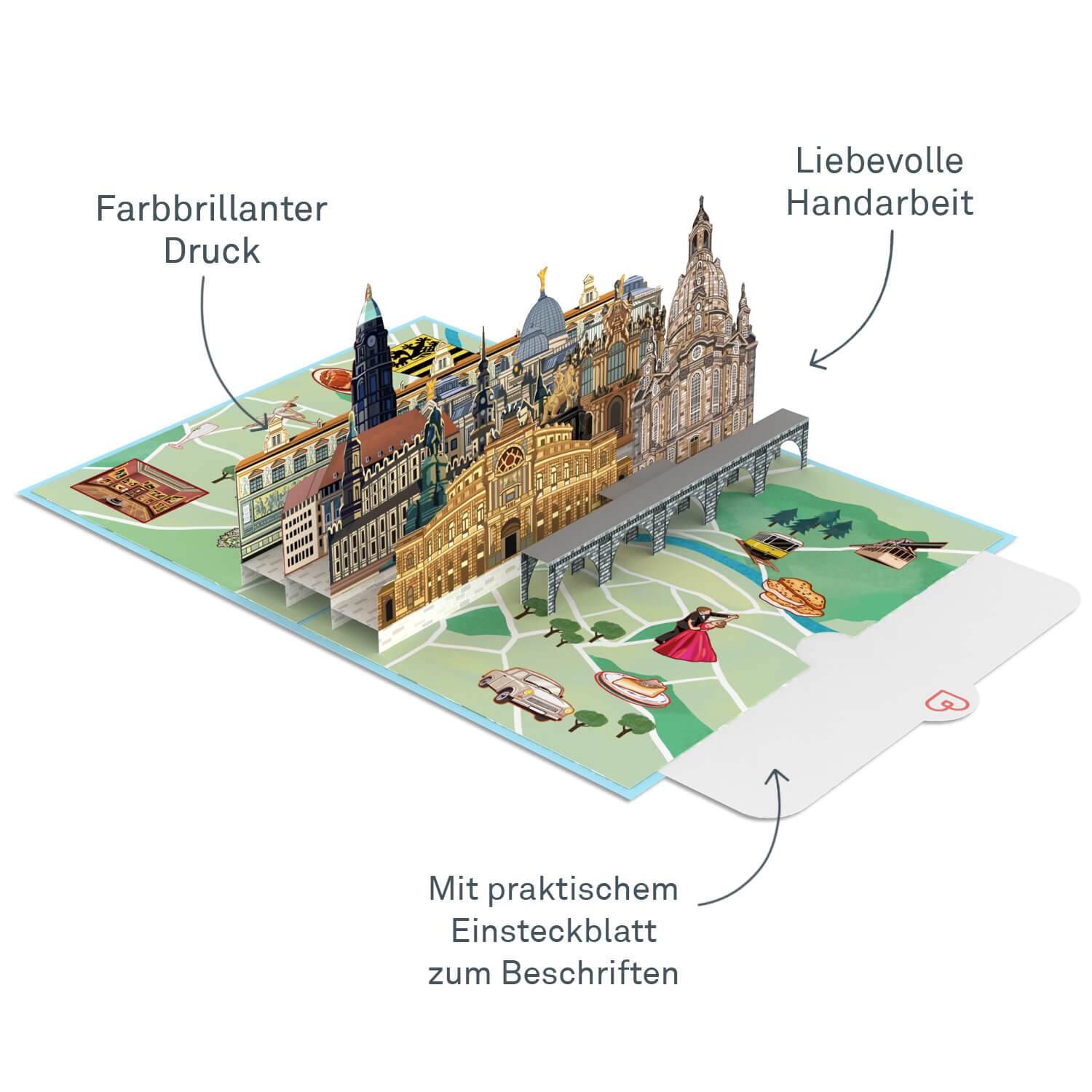 Dresden Pop-Up Map