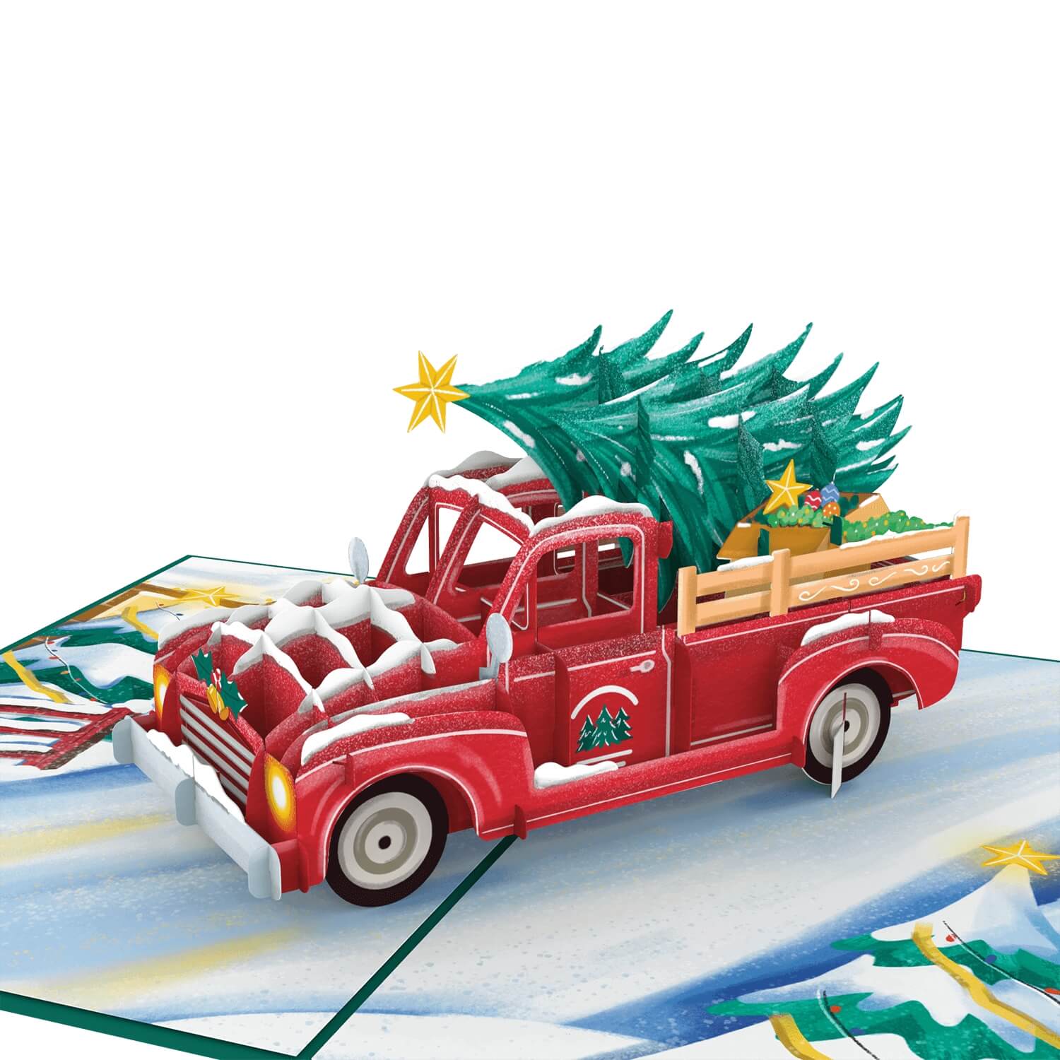 Driving Home for Christmas Pop-Up Card