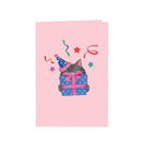Birthday cat Pop-Up Card