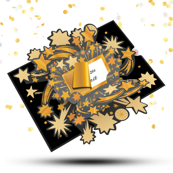Golden Ticket Pop-Up Card