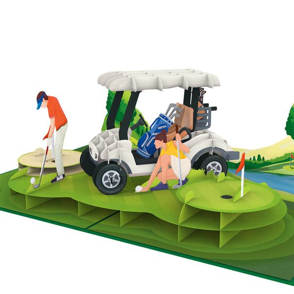 Golf Pop-Up Card