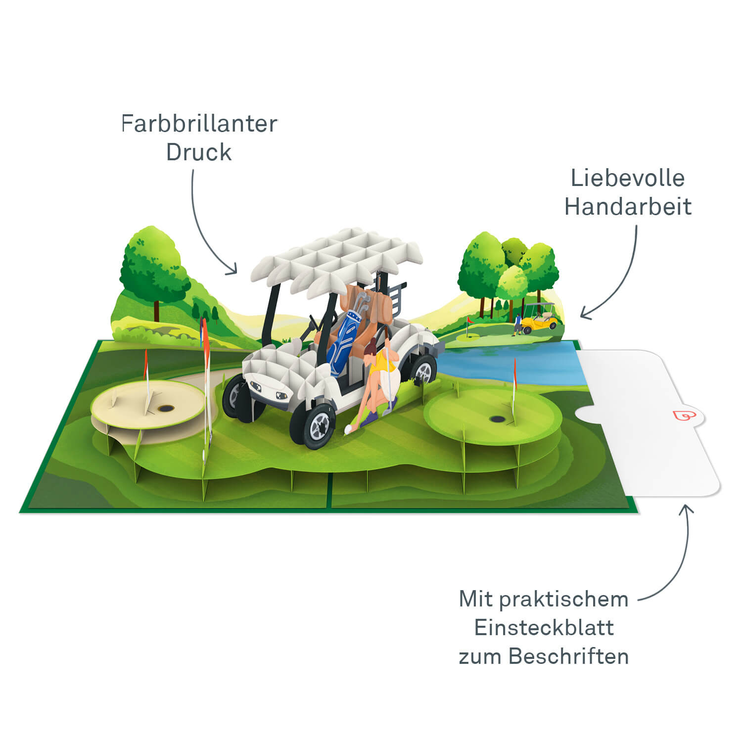 Golf Pop-Up Card
