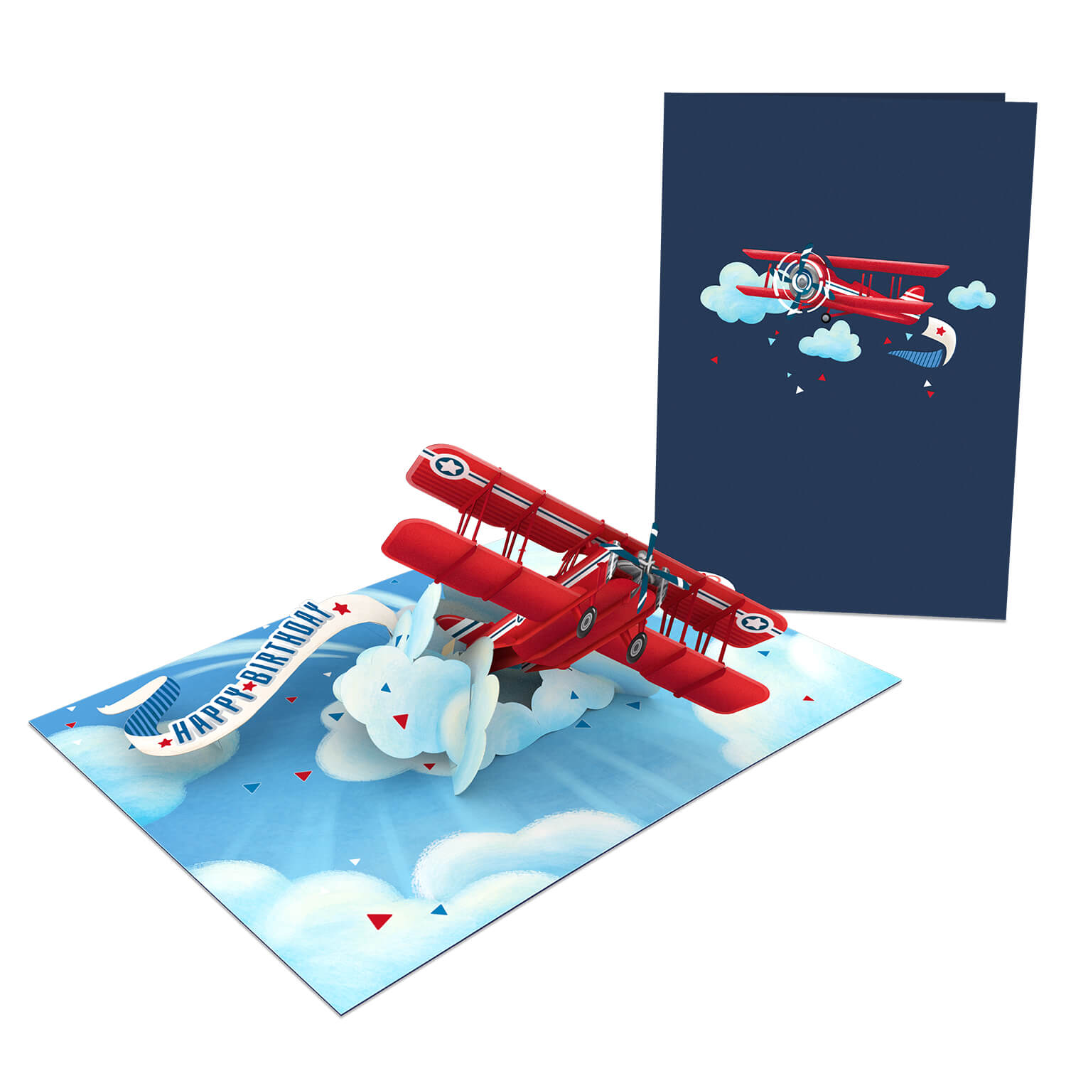 Happy Birthday Airplane Pop-Up Card