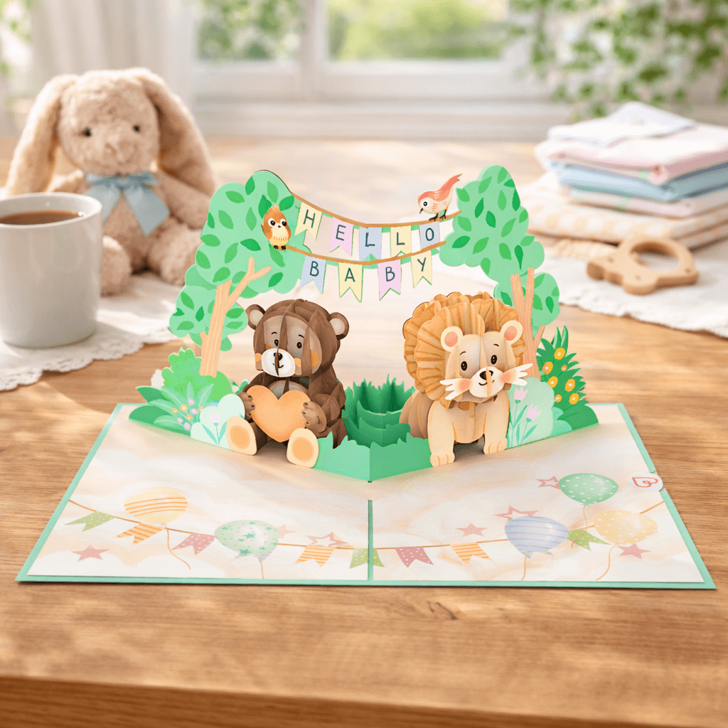 Hello Baby Pop-Up Card