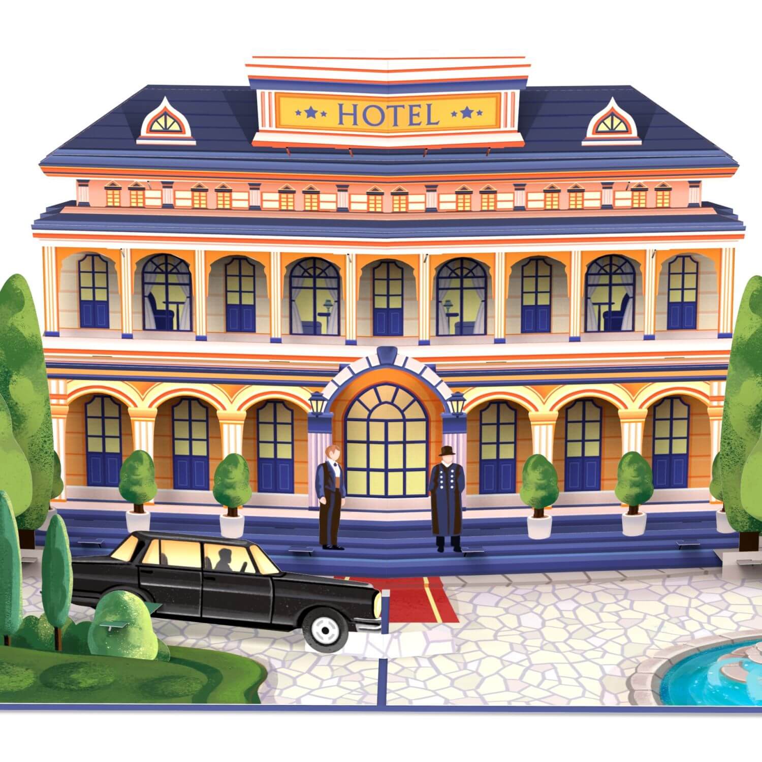 Hotel Pop-Up Card