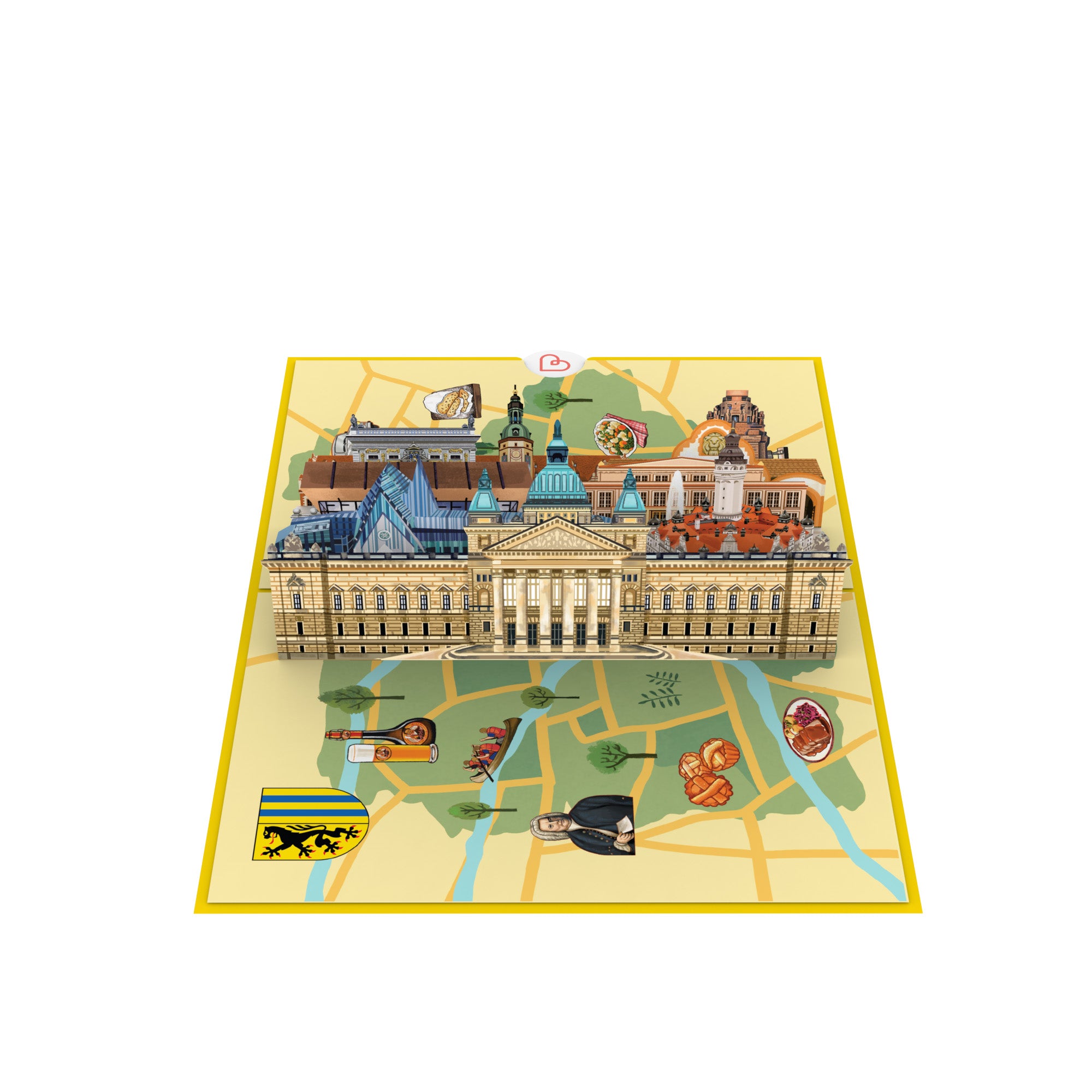 Leipzig Pop-Up Card