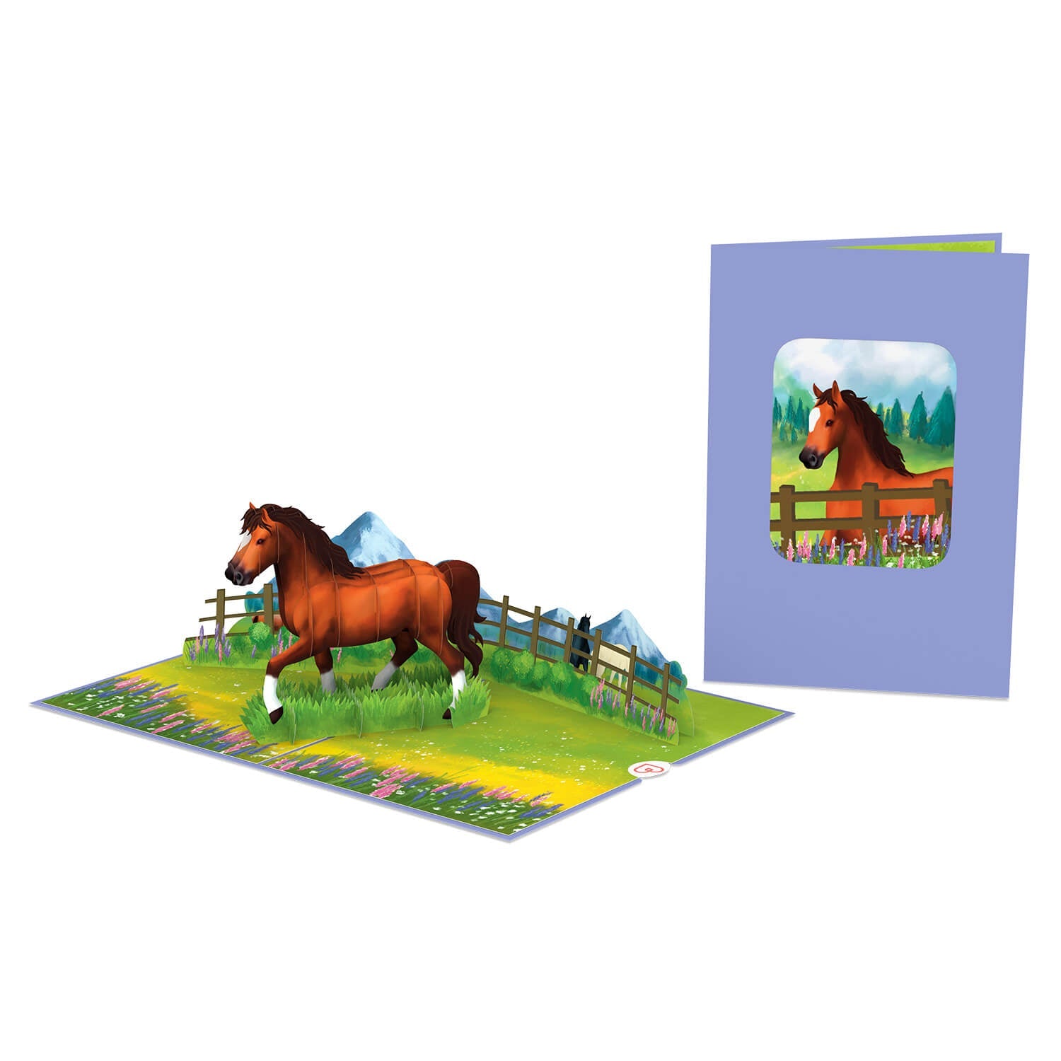Horse Pop-Up Card
