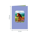 Pferd Pop-Up Karte