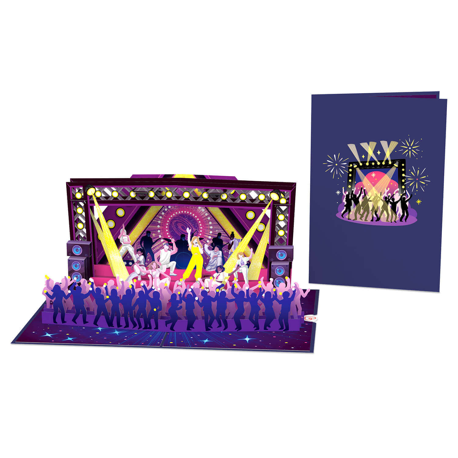 Pop Concert Pop-Up Card