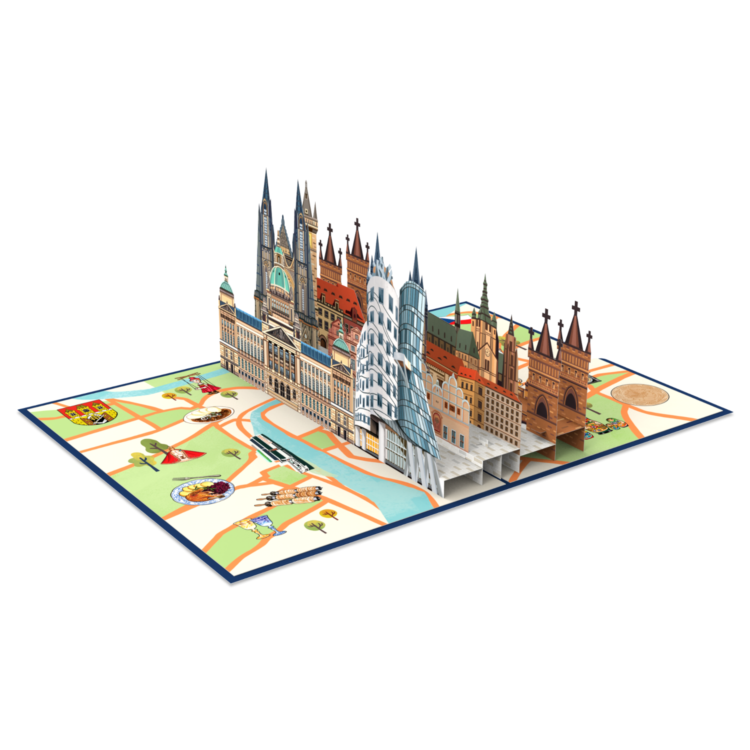 Prague Pop-Up Card