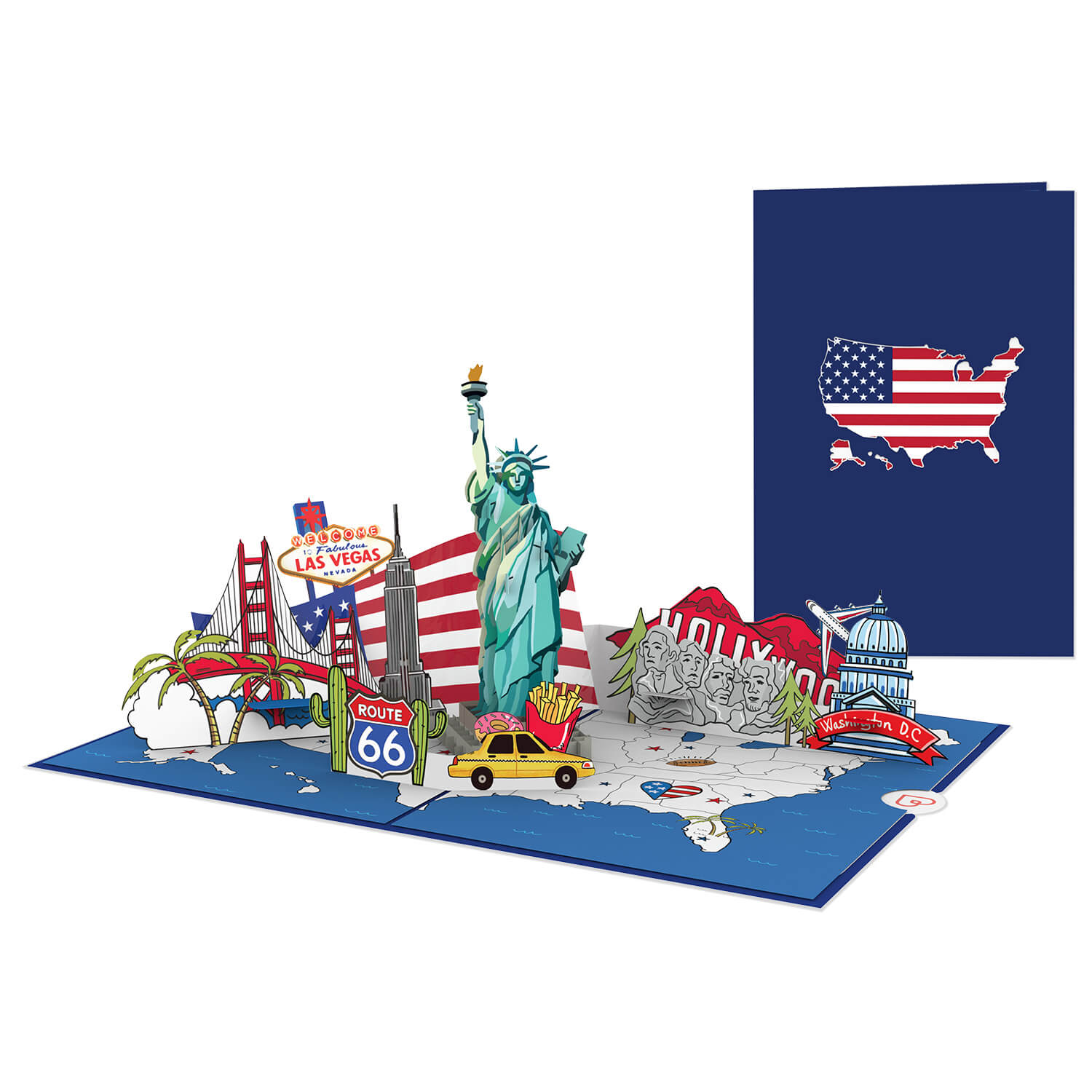 USA Pop-Up Card