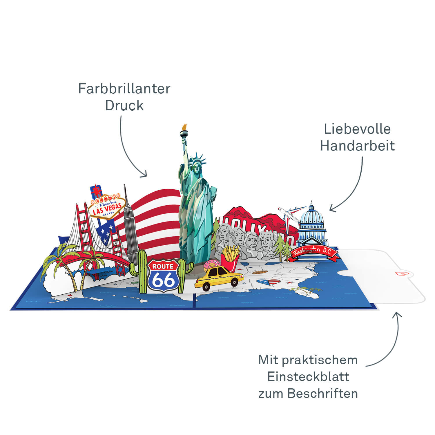 USA Pop-Up Card