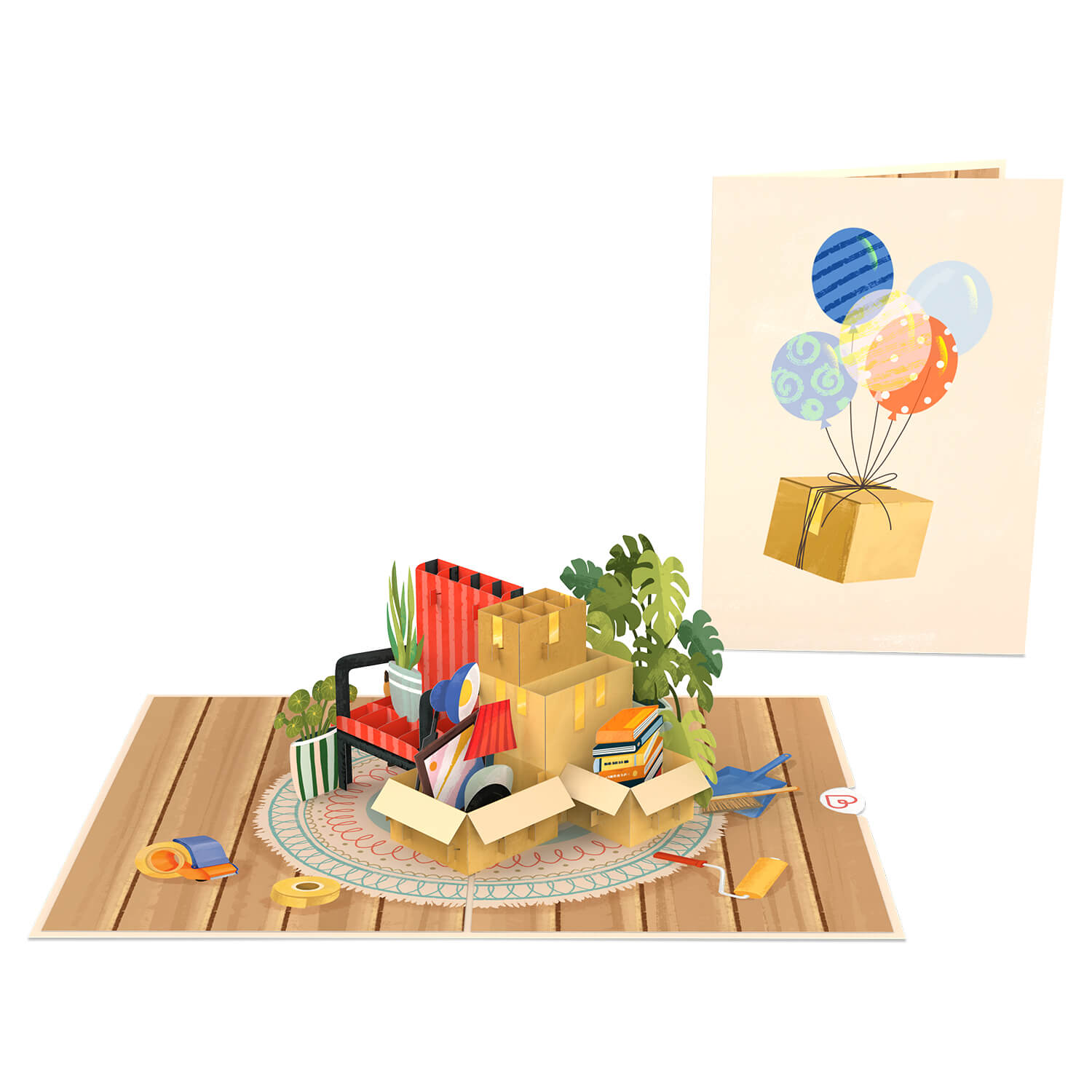 Moving Pop-Up Card