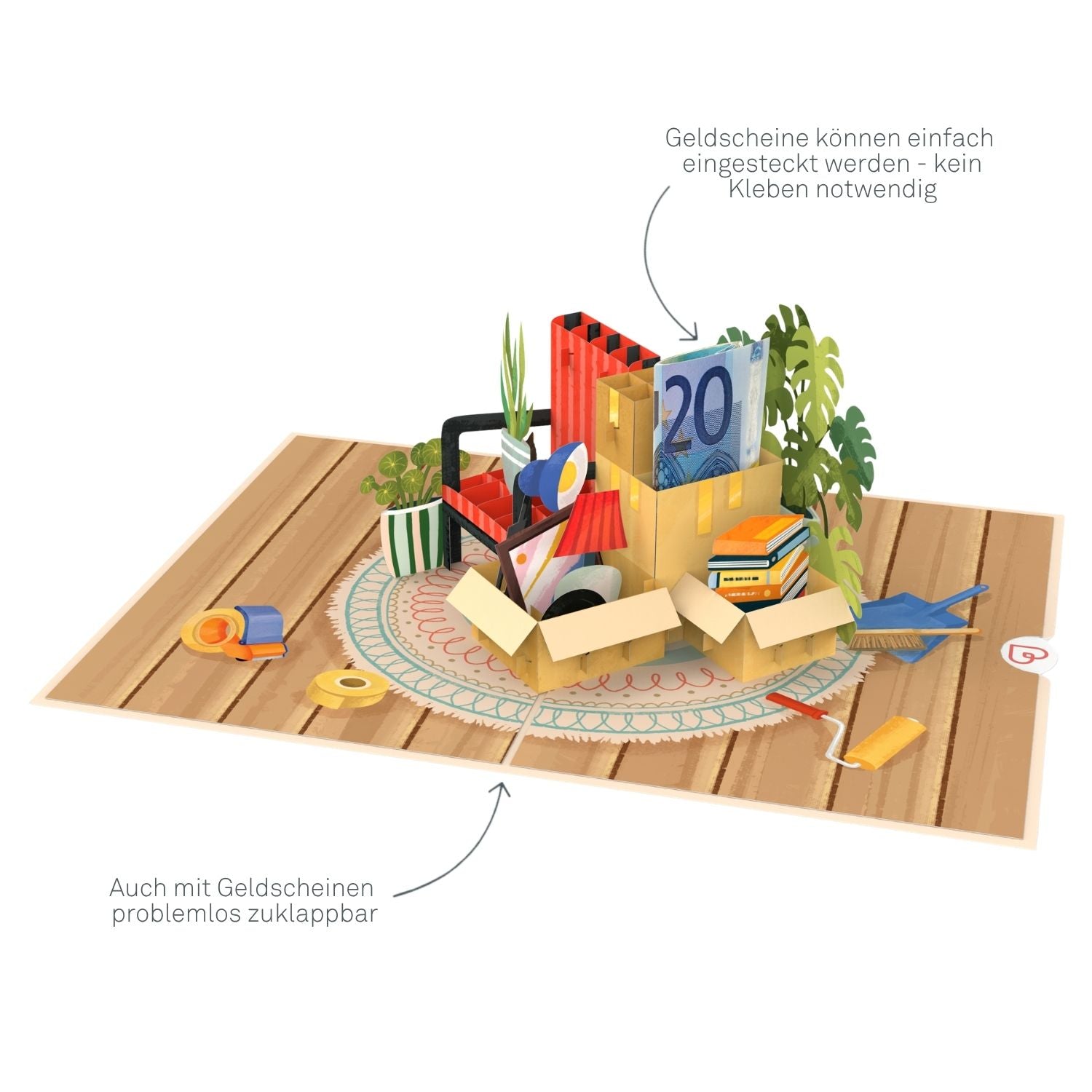 Moving Pop-Up Card