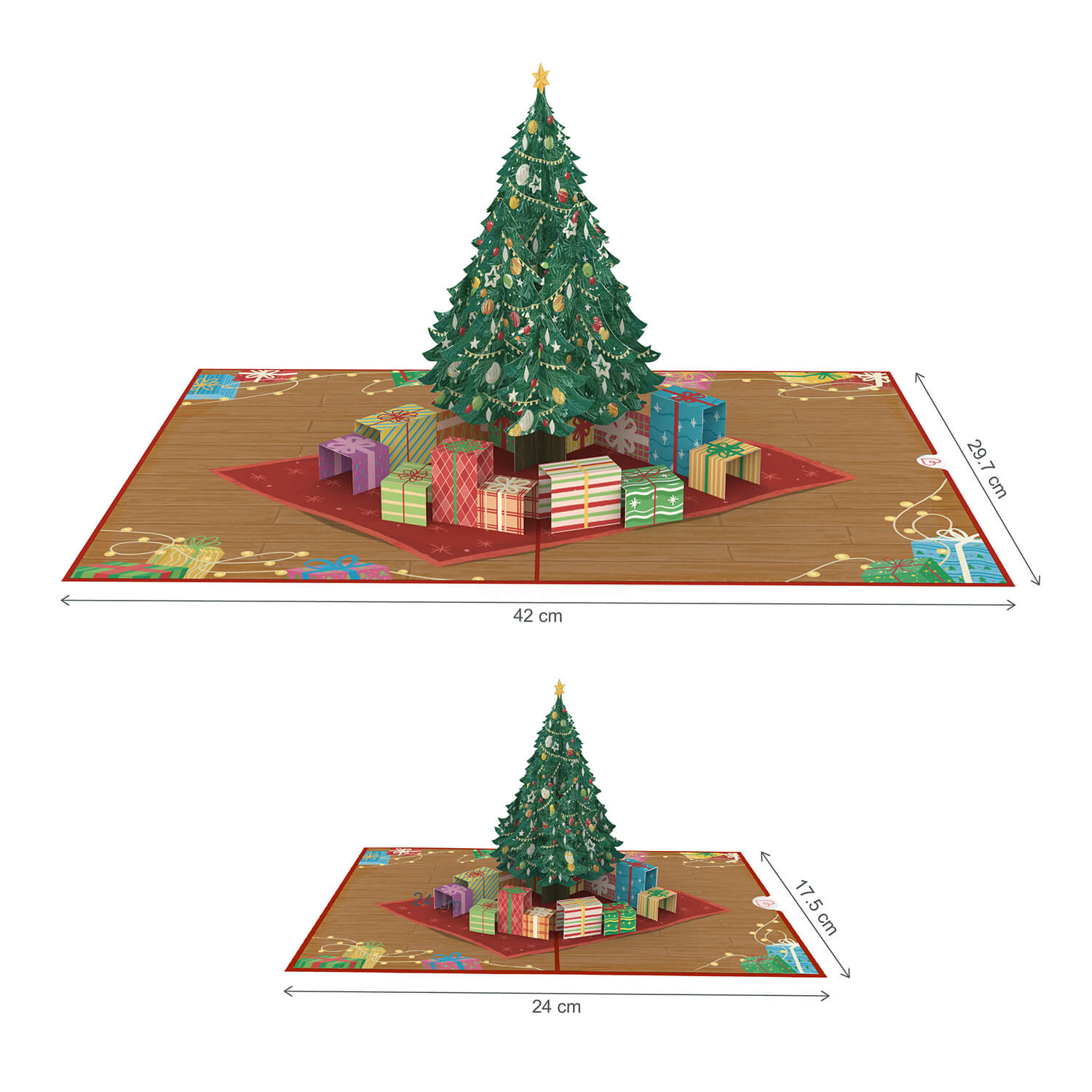 XXL Christmas Tree Pop-Up Card