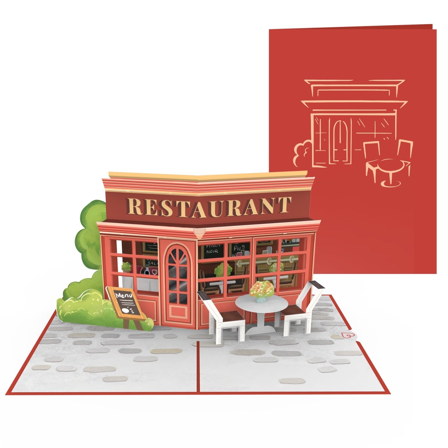 Restaurant Pop-Up Card