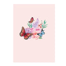 Butterflies on flowers Pop-Up Card