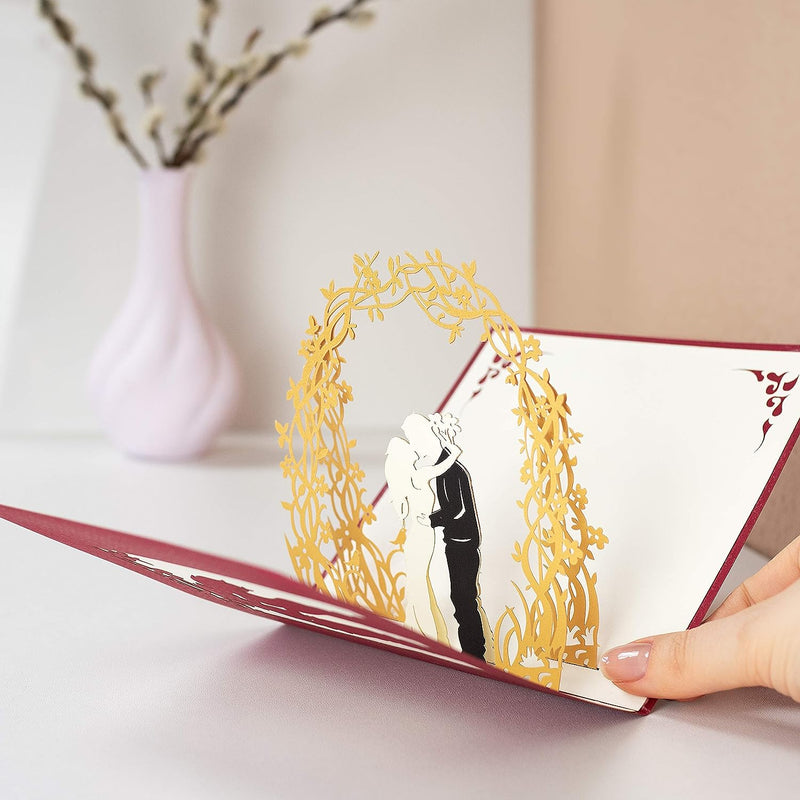 Newlyweds (Red) Pop-Up Card