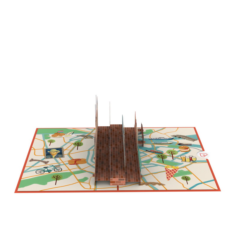 Amsterdam Pop-Up Karte