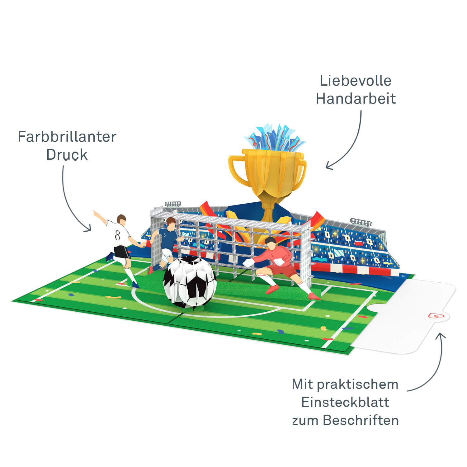Football Champions Pop-Up Card