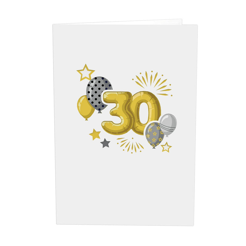30th birthday Pop-Up Card