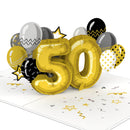 50th birthday Pop-Up Card