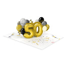 50th birthday Pop-Up Card
