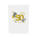 50th birthday Pop-Up Card