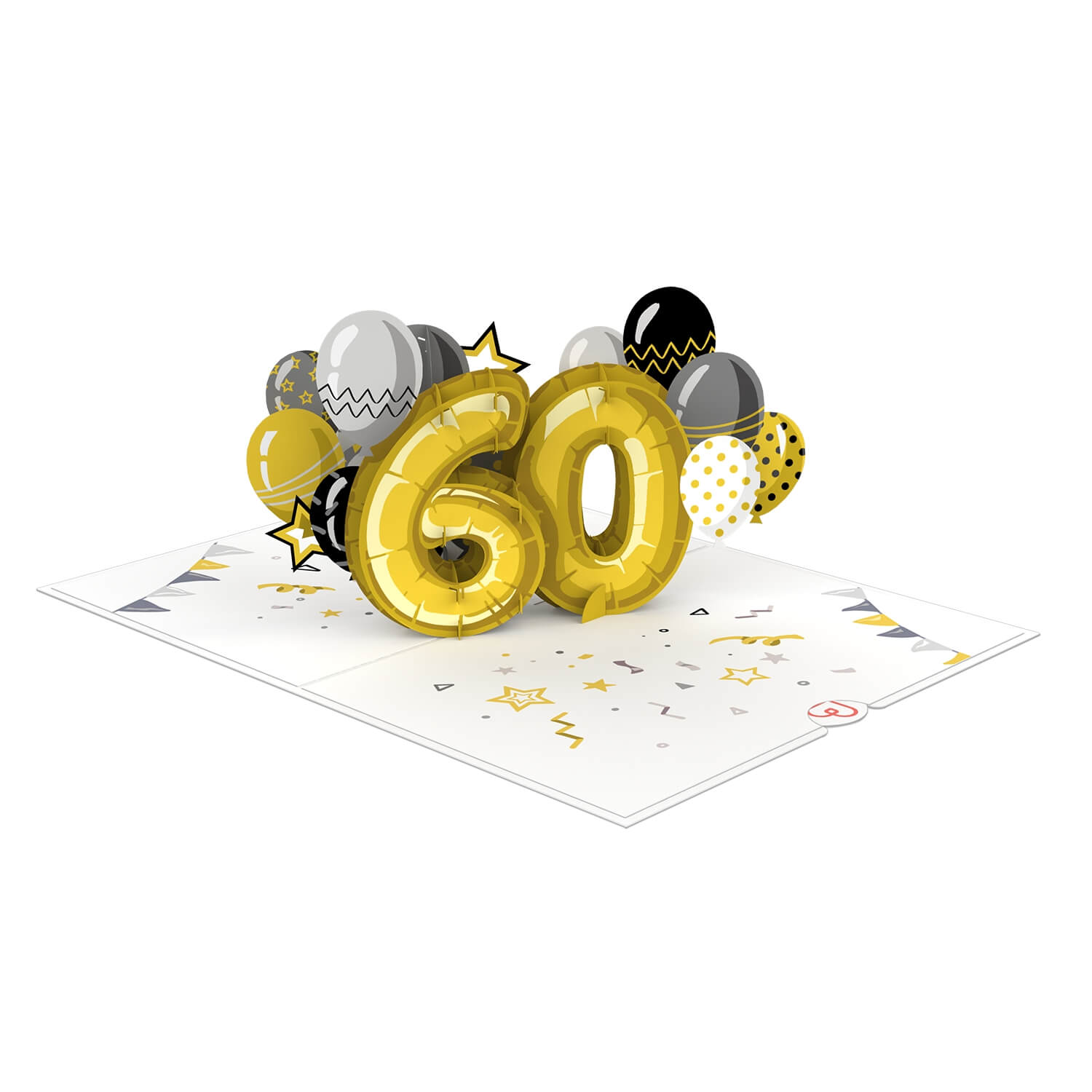 60th birthday Pop-Up Card