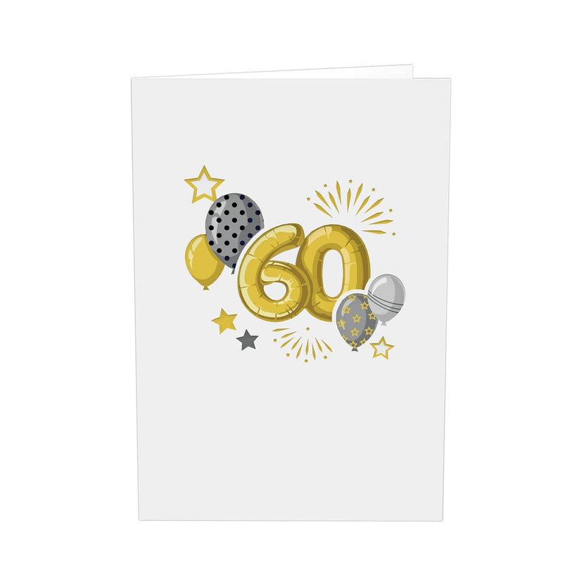 60th birthday Pop-Up Card