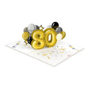 80th birthday Pop-Up Card