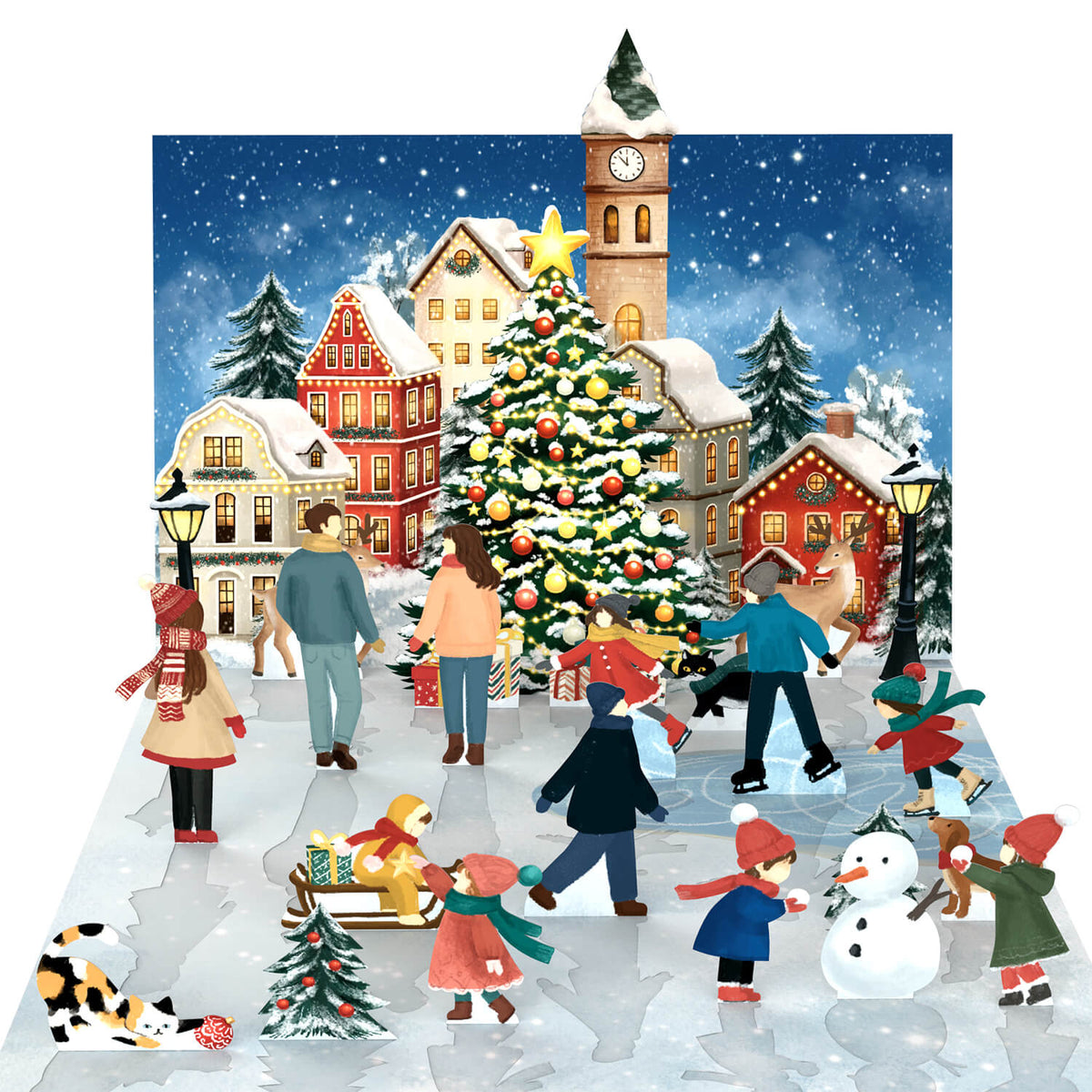 Winterdorf Pop-Up Adventskalender