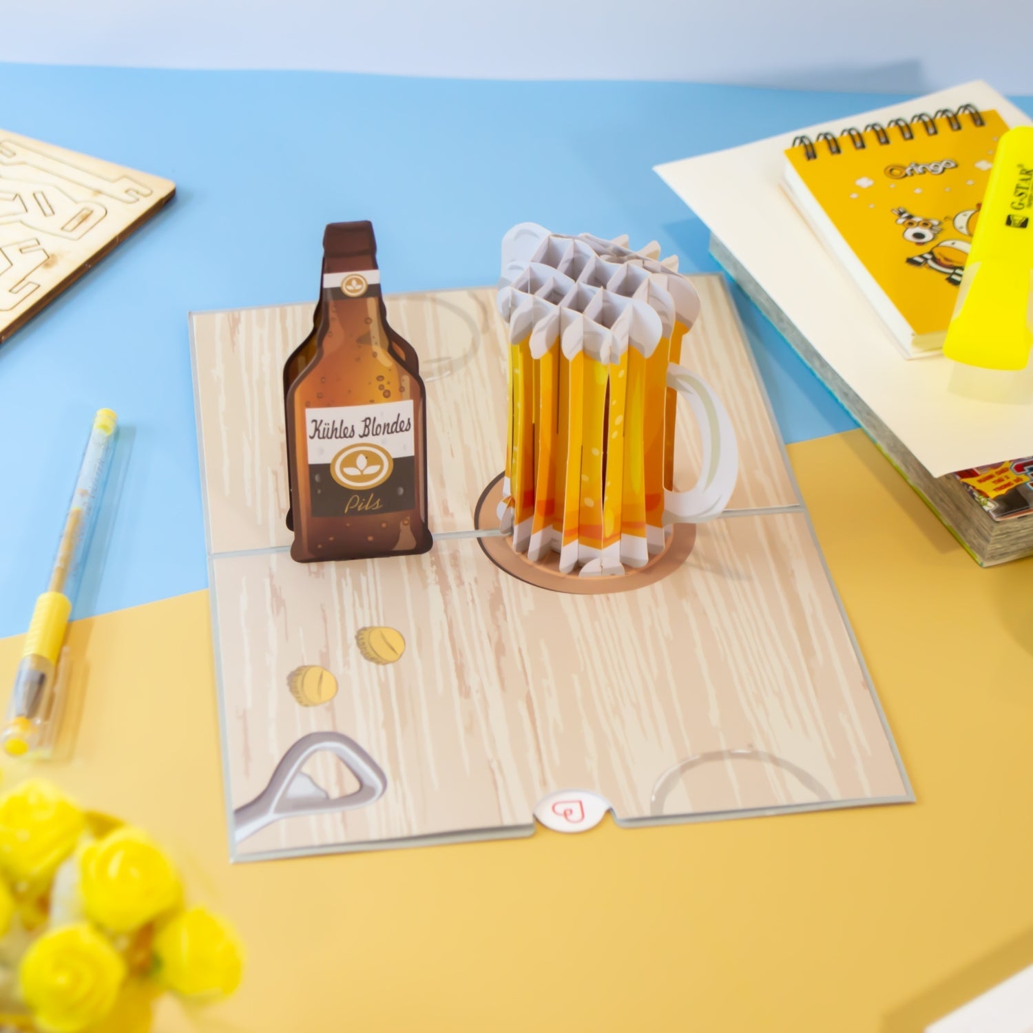 Beer Pop-Up Card