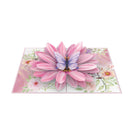 Flower with butterfly Pop-Up Card
