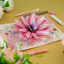 Flower with butterfly Pop-Up Card