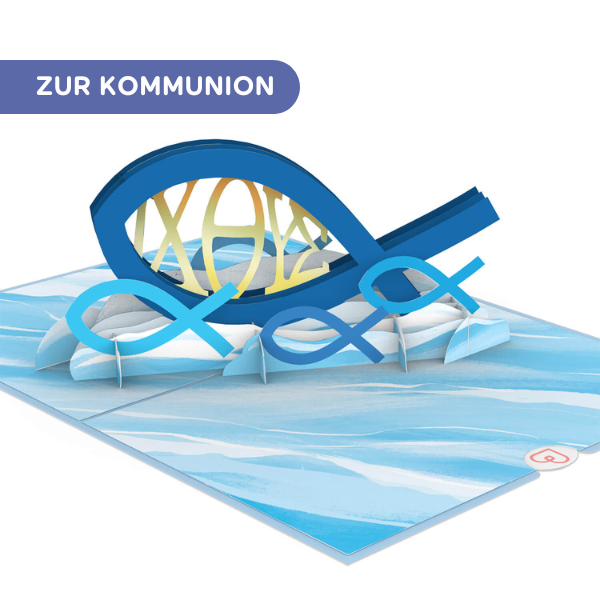 Christian Fish (Communion) Pop-Up Card