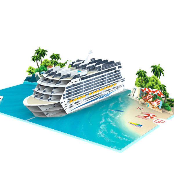 Cruise ship Pop-Up Card