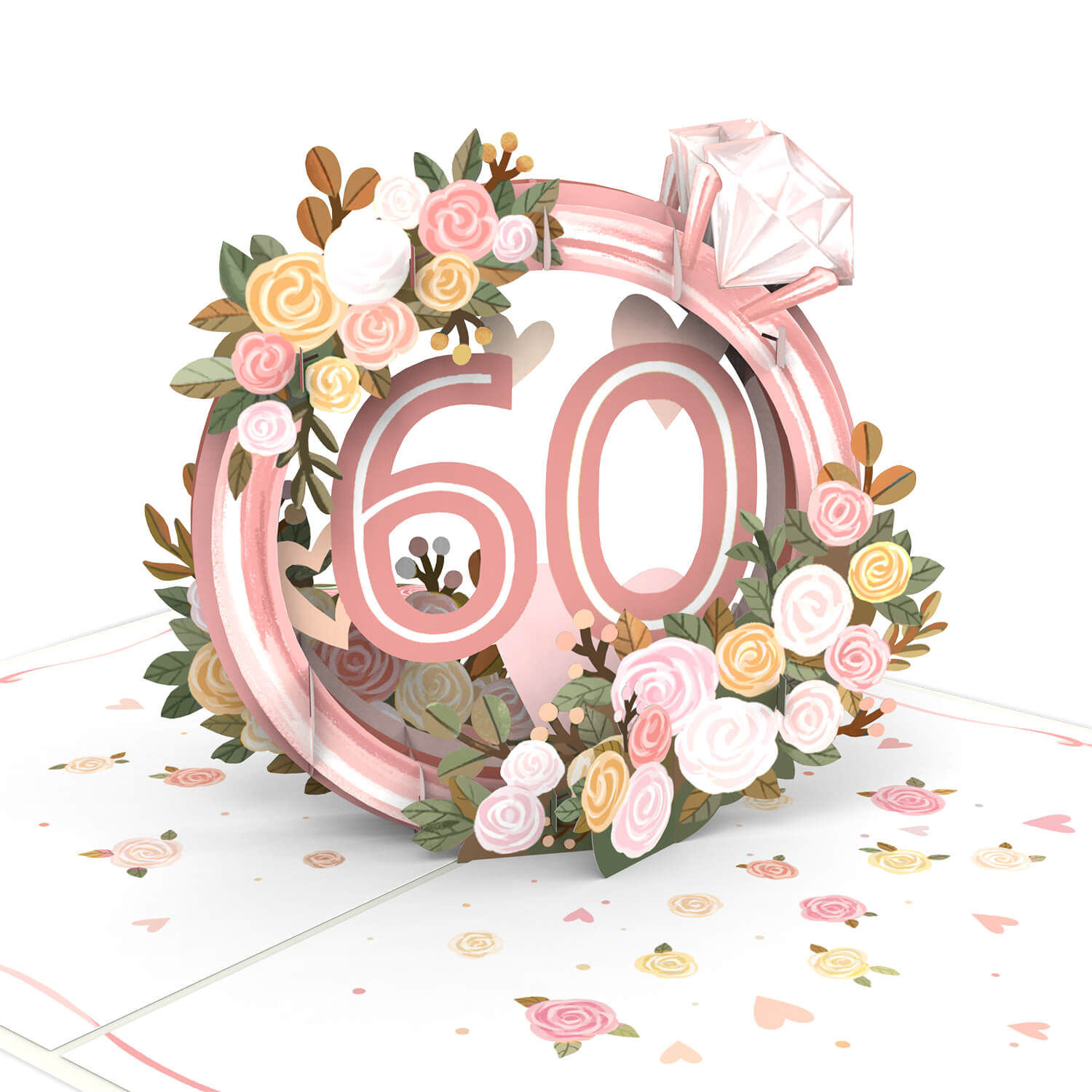 Diamond Anniversary Pop-Up Card
