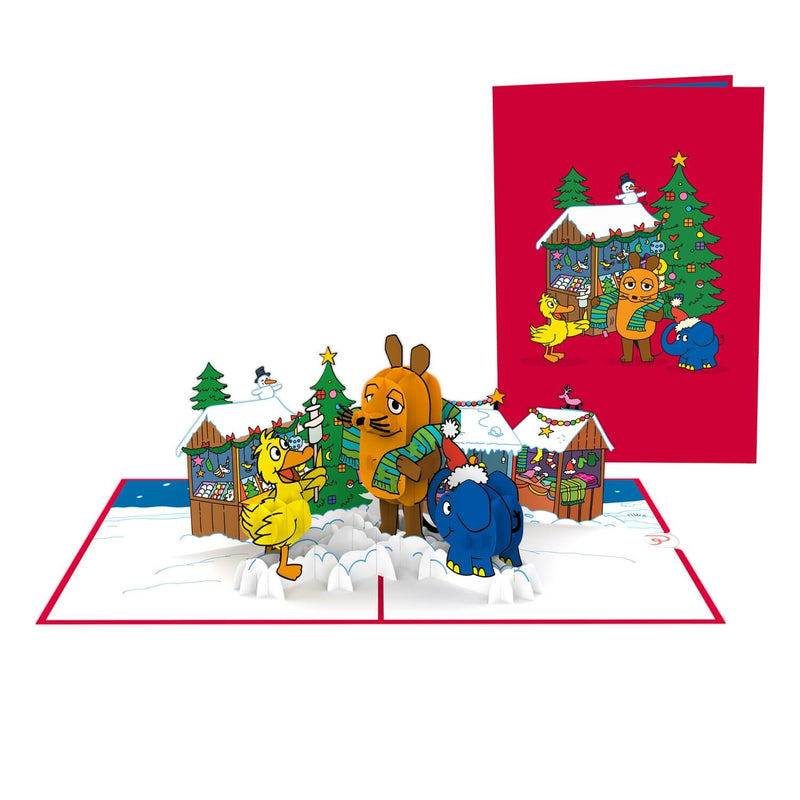 The Maus® Christmas market Pop-Up Card