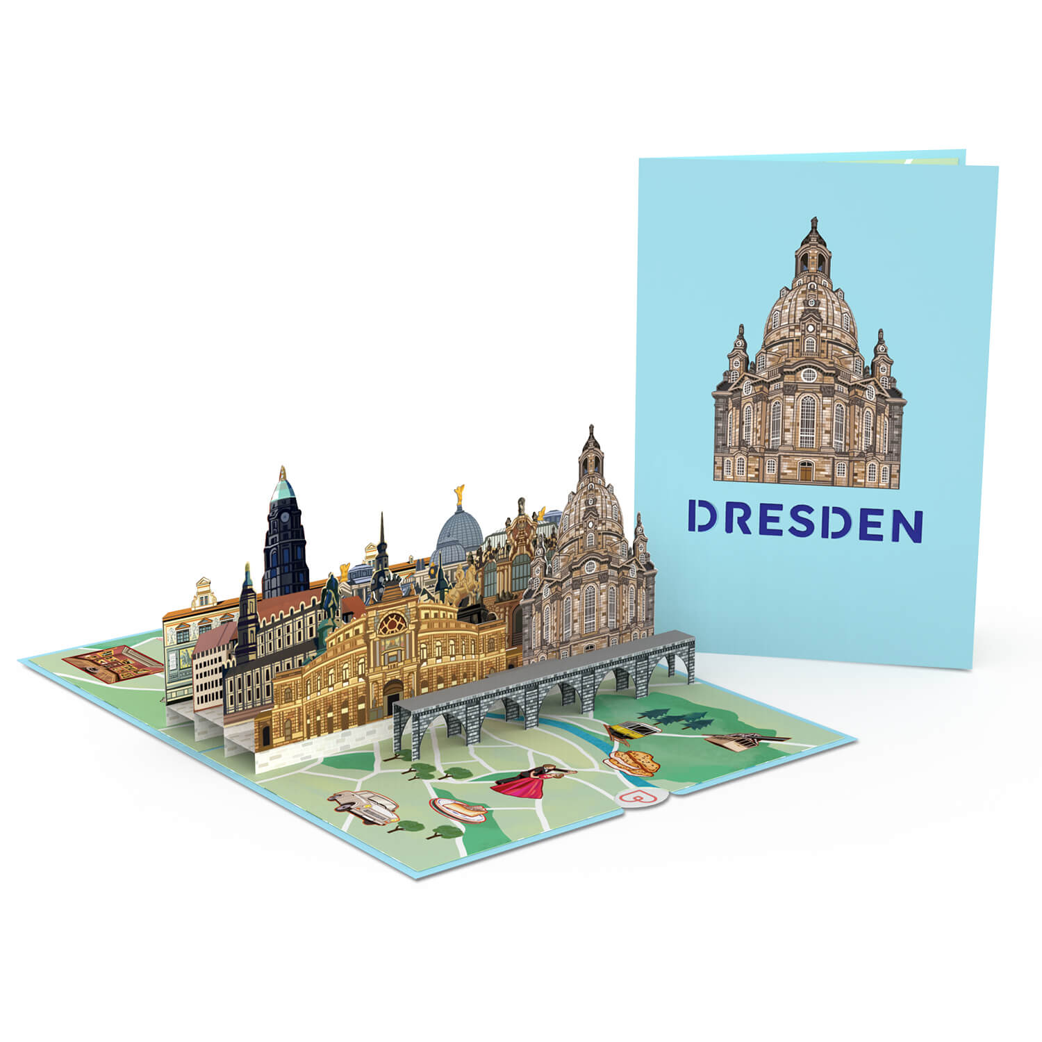 Dresden Pop-Up Map