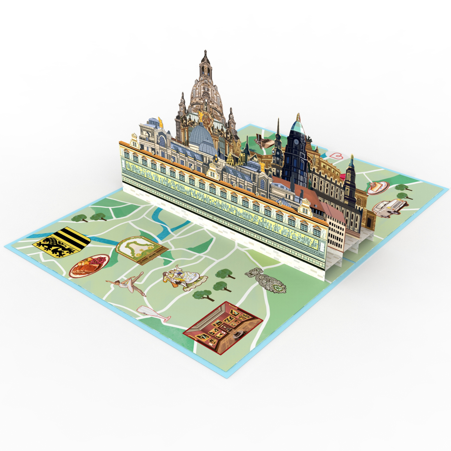 Dresden Pop-Up Map