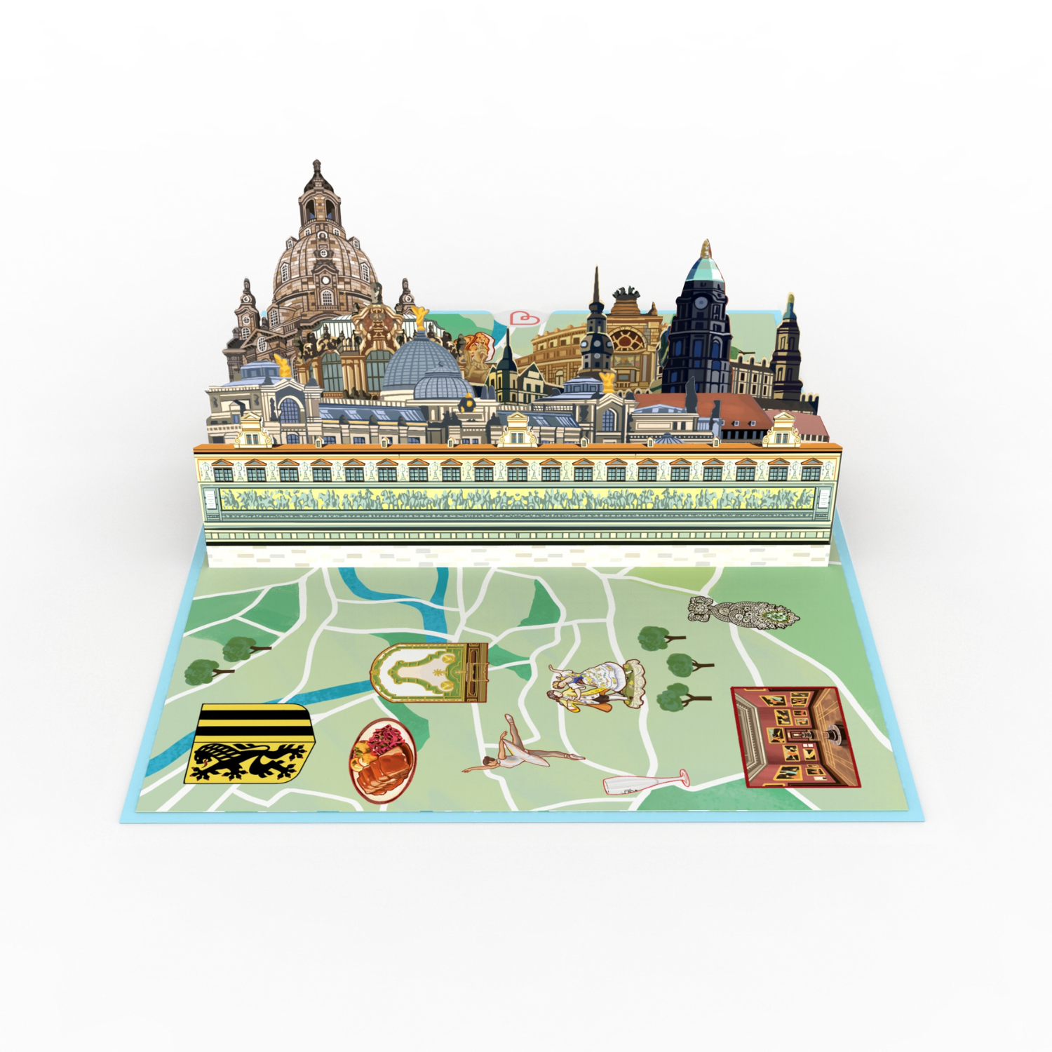 Dresden Pop-Up Map