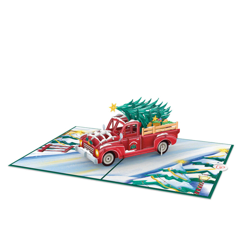Driving Home for Christmas Pop-Up Card