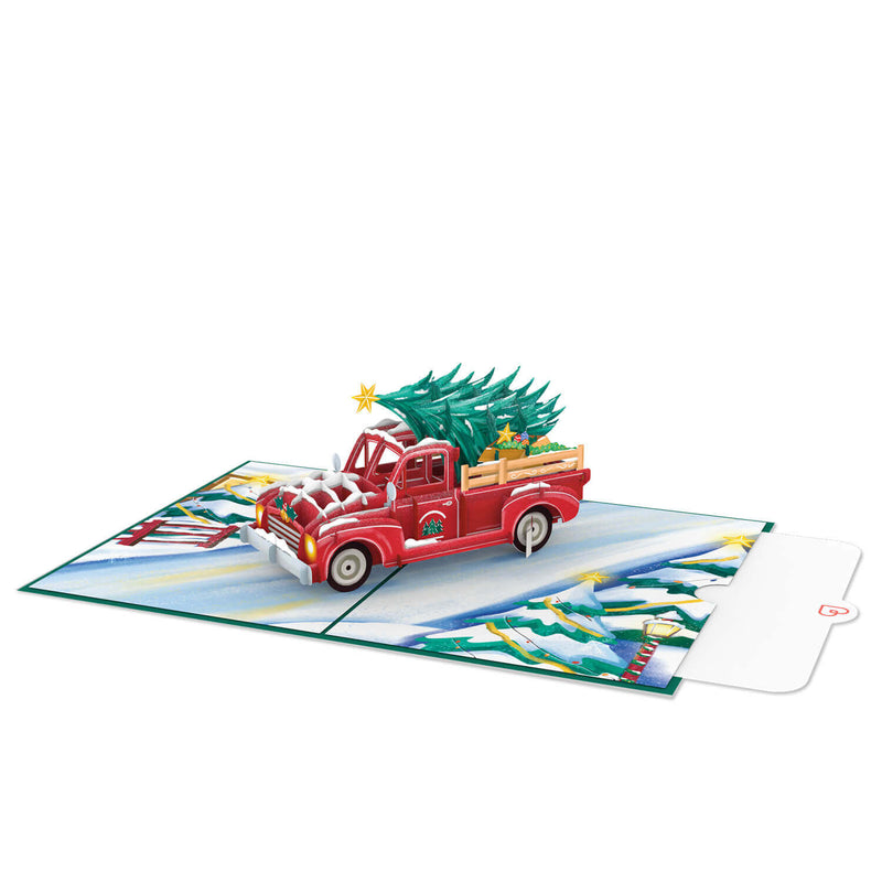 Driving Home for Christmas Pop-Up Card