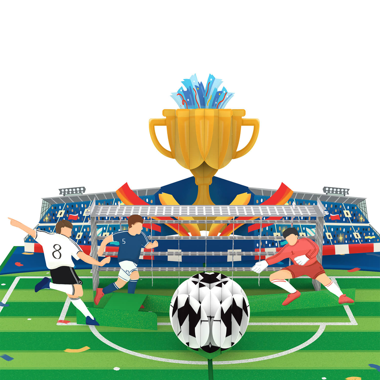 Football Champions Pop-Up Card